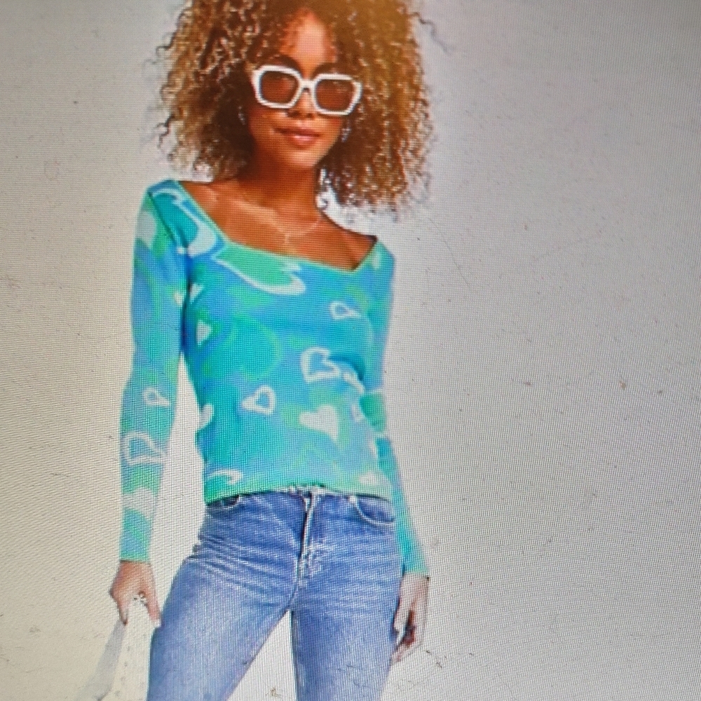 Heart pattern sweater - Picture 6 of 8